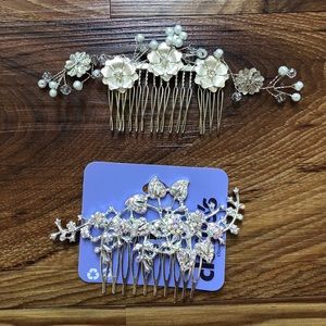 2 Silver head pieces!